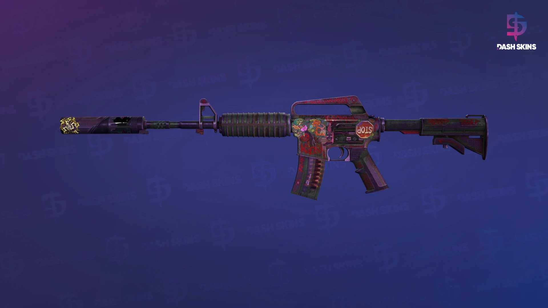 M4A1-S | Night Terror (Battle-Scarred) Screenshot Playside