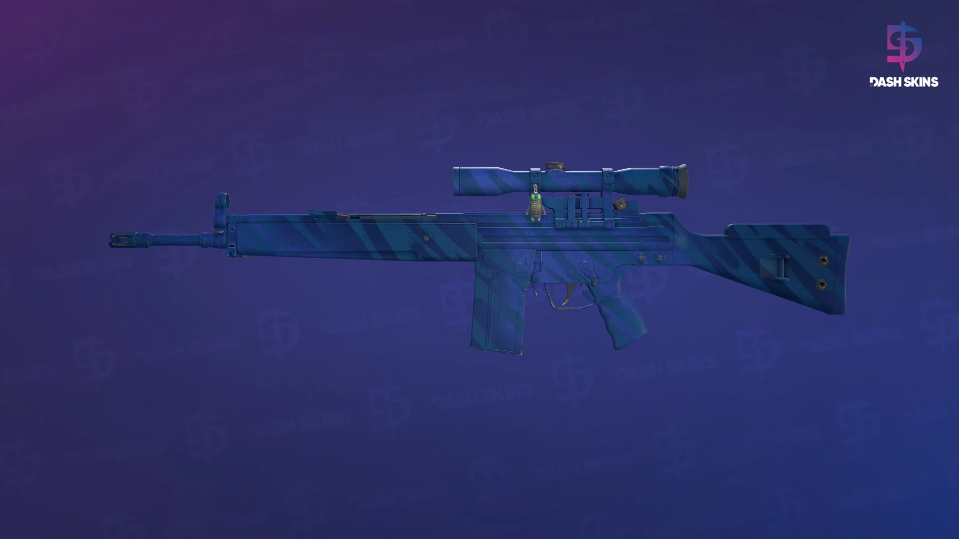 G3SG1 | Azure Zebra (Factory New) Screenshot Playside