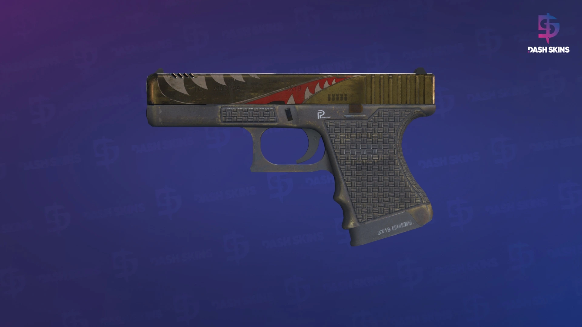 Glock-18 | Warhawk (Battle-Scarred) Screenshot Playside