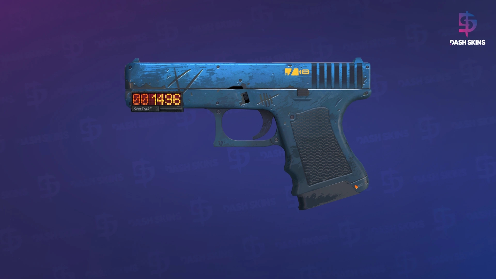 StatTrak™ Glock-18 | Off World (Field-Tested) Screenshot Playside