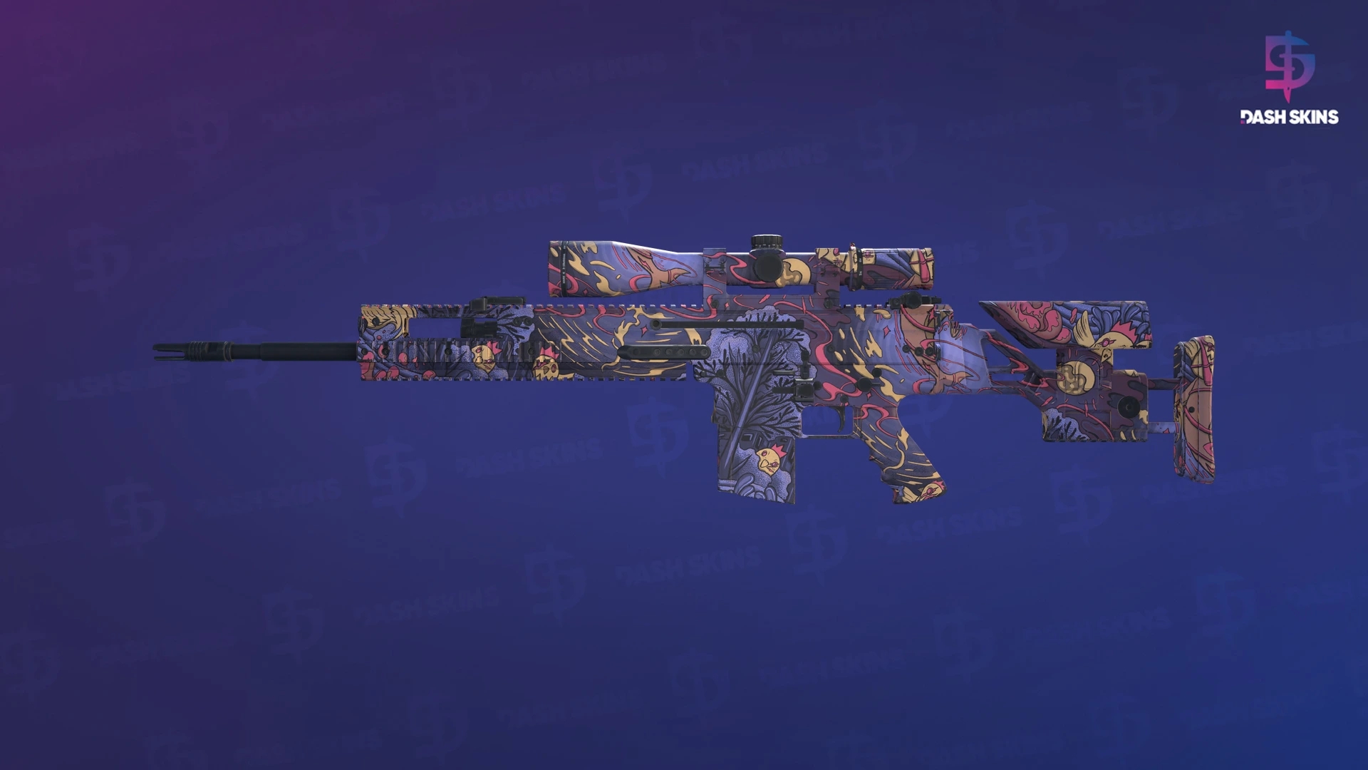 SCAR-20 | Poultrygeist (Factory New) Screenshot Playside