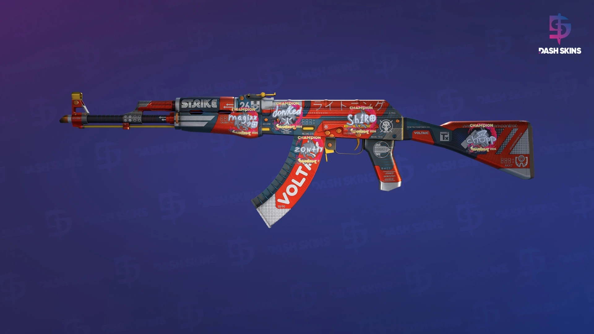AK-47 | Bloodsport (Minimal Wear) Screenshot Playside