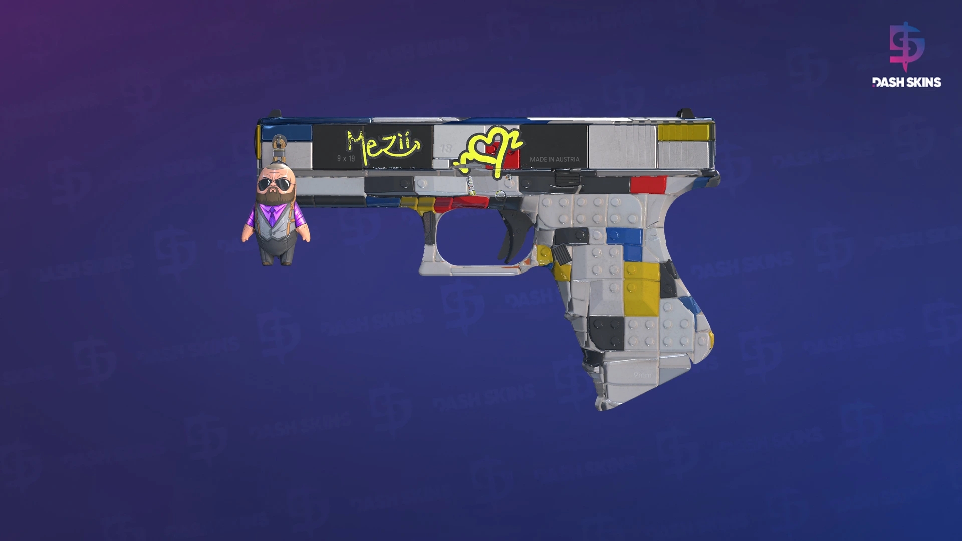Glock-18 | Block-18 (Minimal Wear) Screenshot Playside
