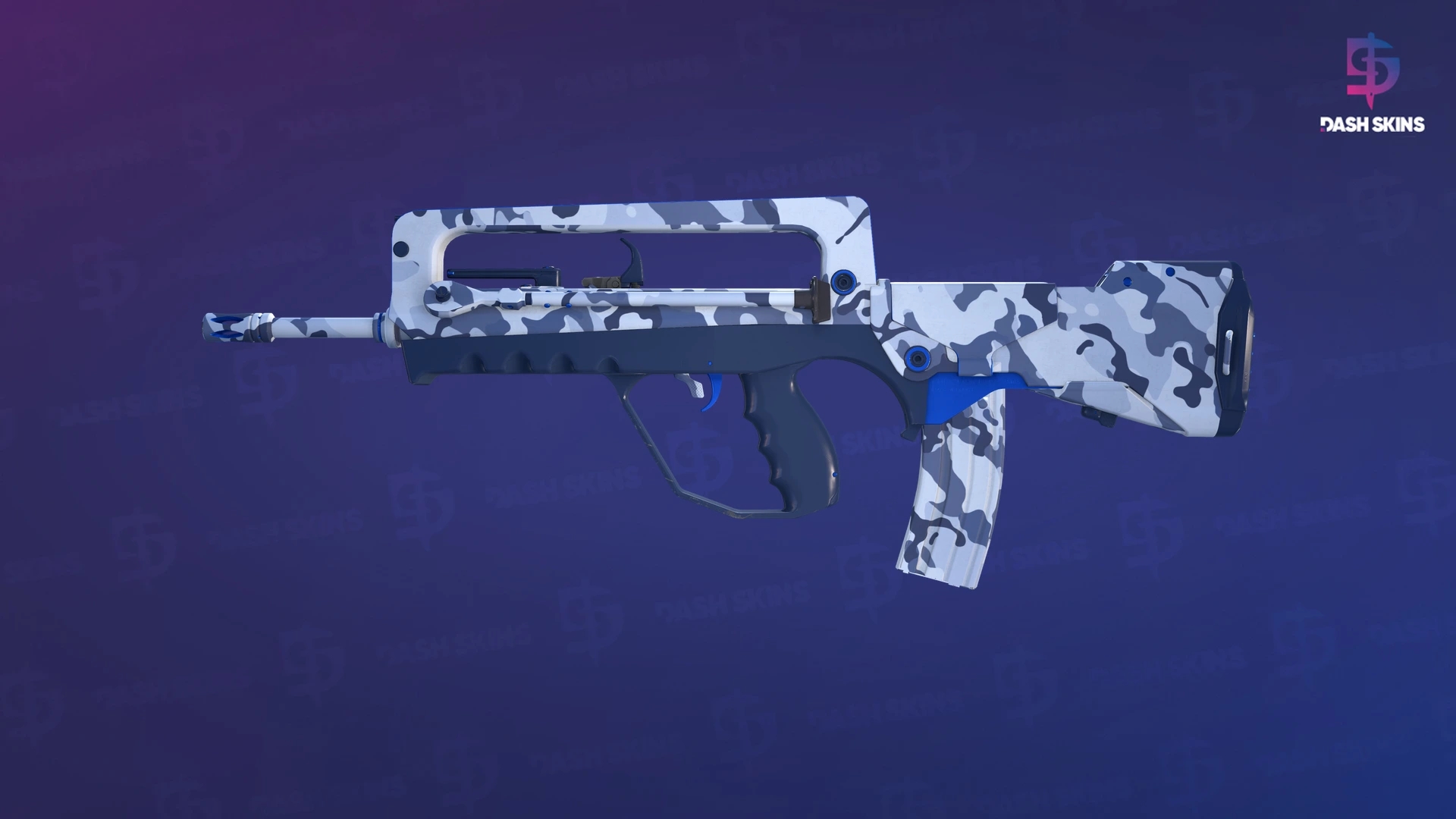 FAMAS | Yeti Camo (Factory New) Screenshot Playside