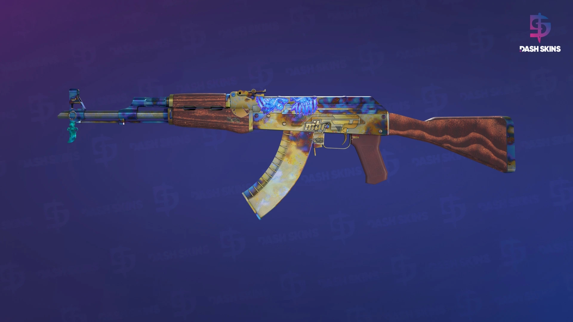 AK-47 | Case Hardened (Minimal Wear) Screenshot Playside
