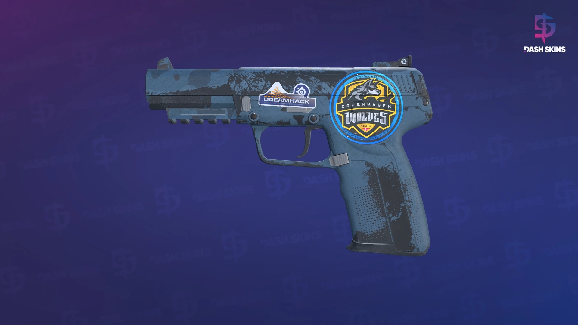 Souvenir Five-SeveN | Forest Night (Field-Tested) Screenshot Playside