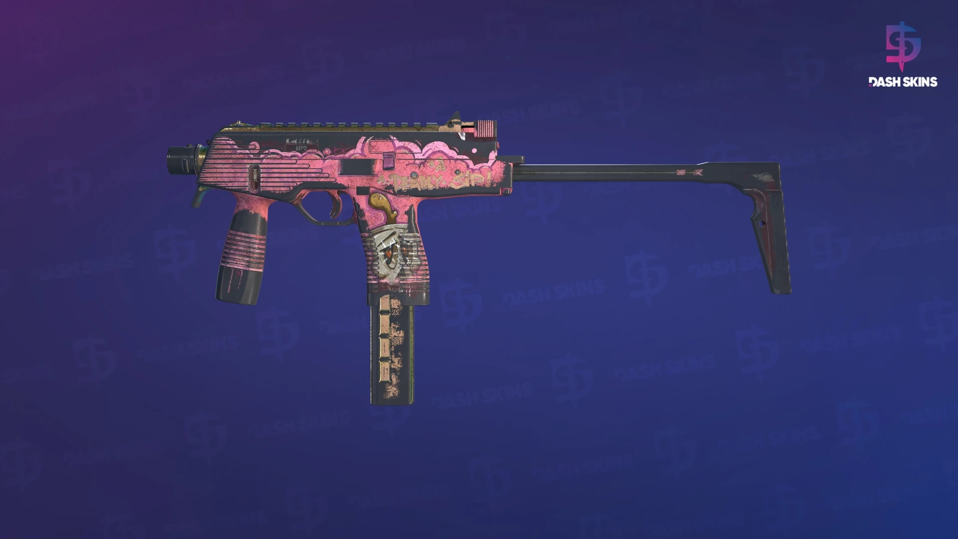 MP9 | Latte Rush (Battle-Scarred) Screenshot Playside