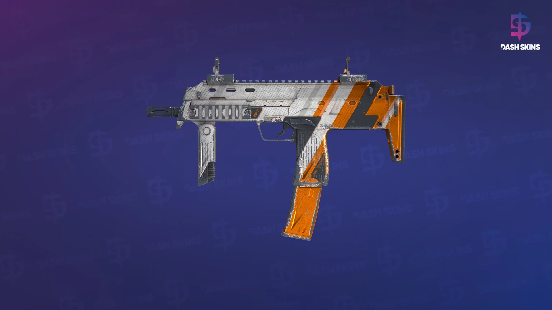 MP7 | Amberline (Well-Worn) Screenshot Playside
