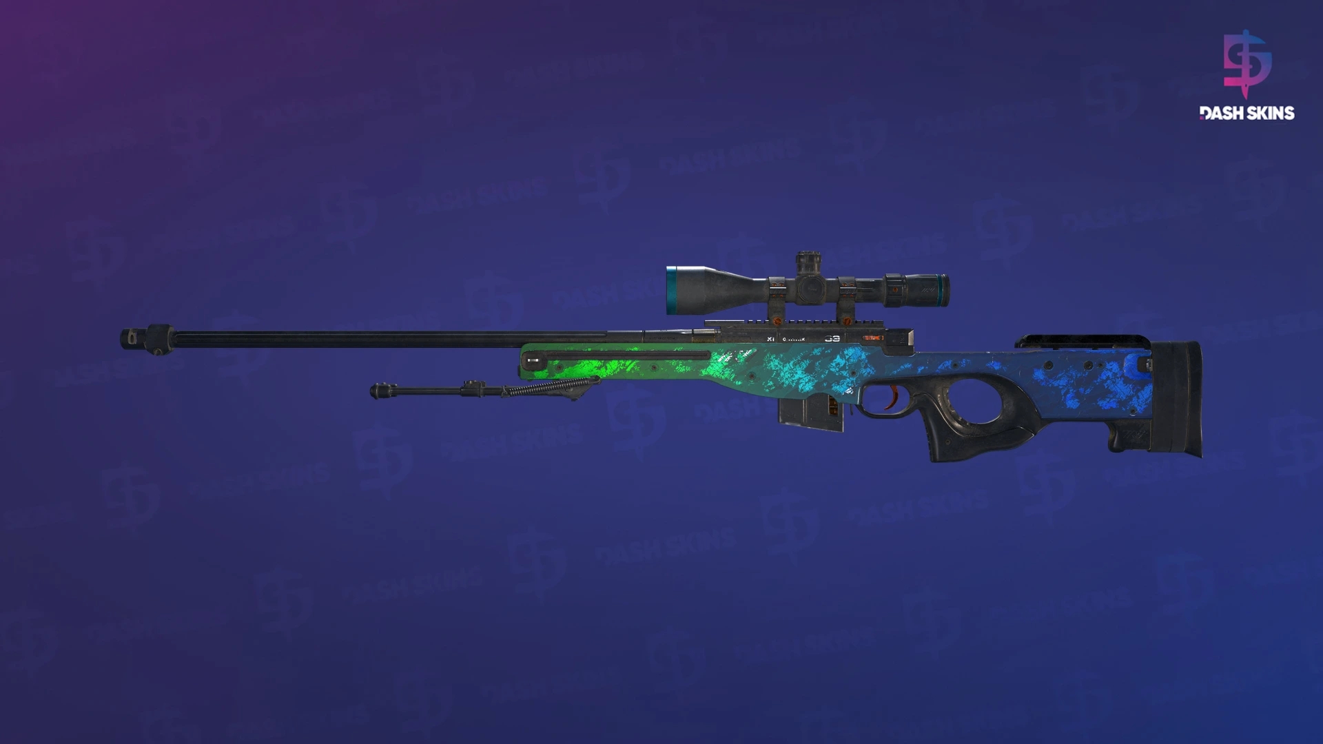 AWP | Ice Coaled (Battle-Scarred) Screenshot Playside