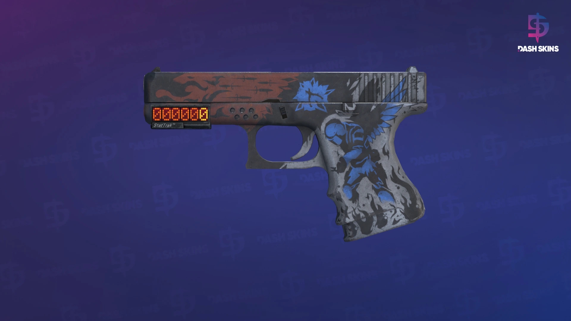 StatTrak™ Glock-18 | Sacrifice (Minimal Wear) Screenshot Playside