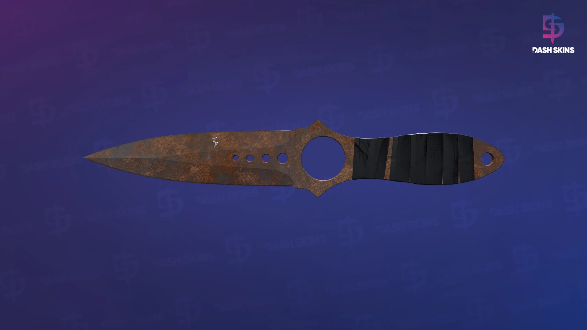 ★ StatTrak™ Skeleton Knife | Rust Coat (Battle-Scarred) Screenshot Playside