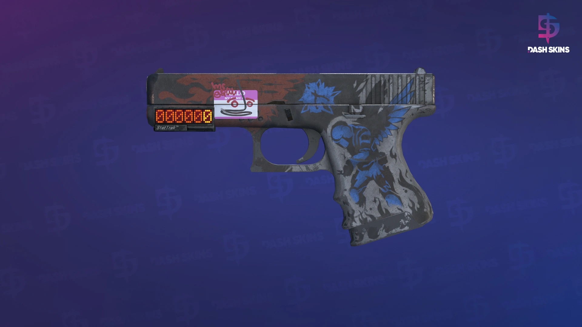 StatTrak™ Glock-18 | Sacrifice (Well-Worn) Screenshot Playside