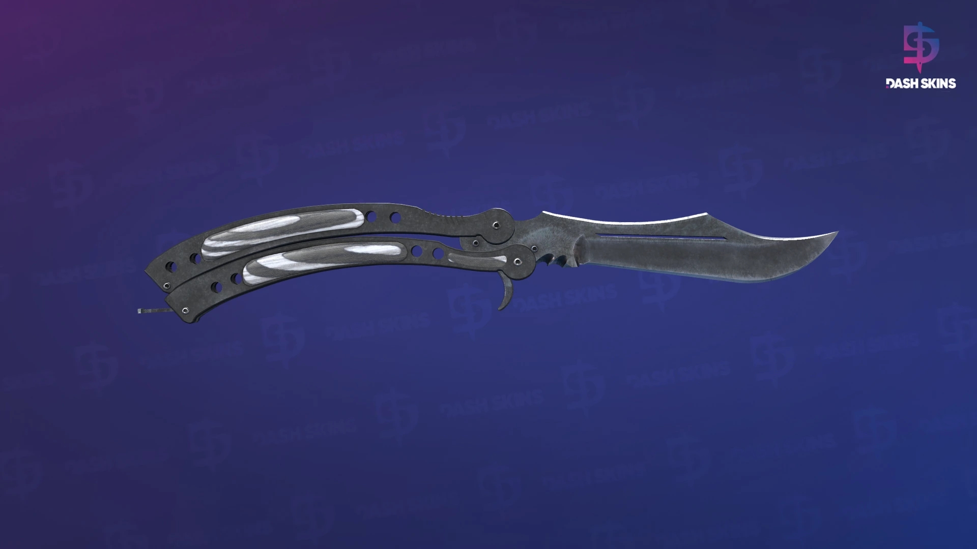 ★ Butterfly Knife | Black Laminate (Factory New) Screenshot Playside