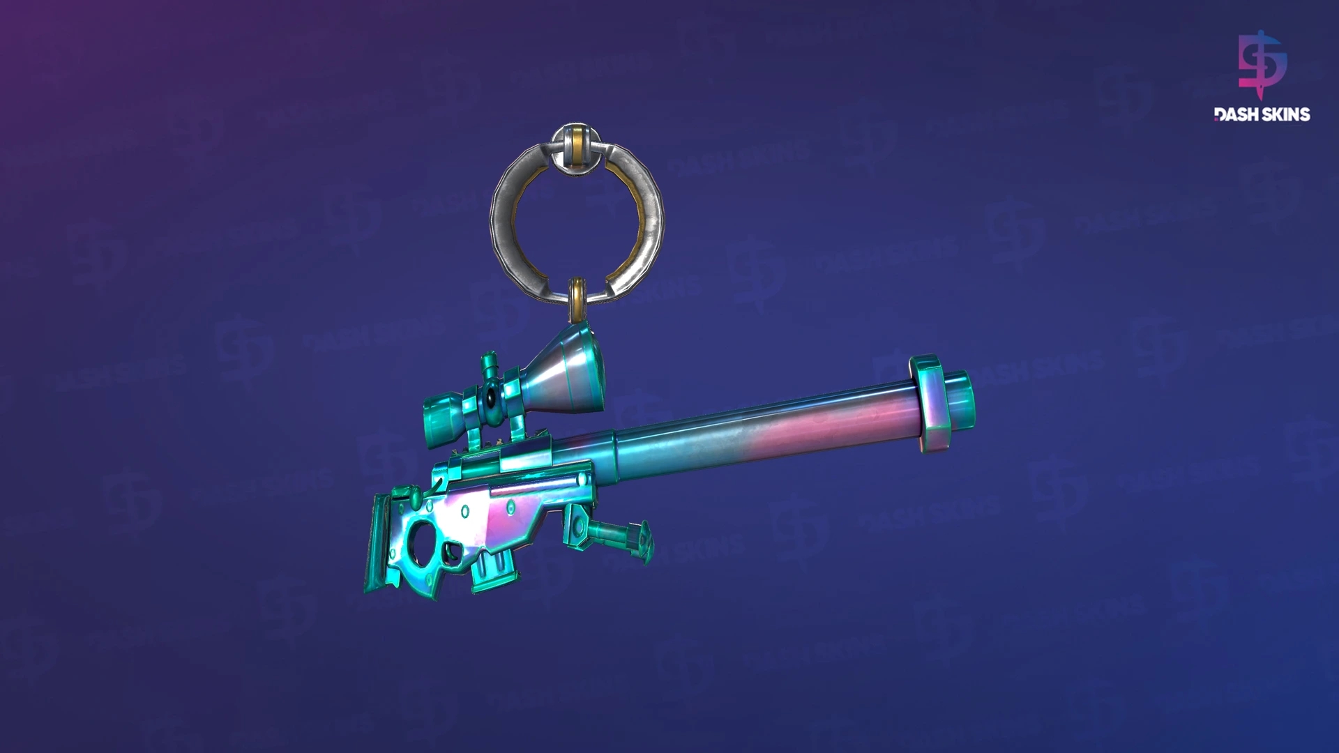 Charm | Titeenium AWP Screenshot Playside