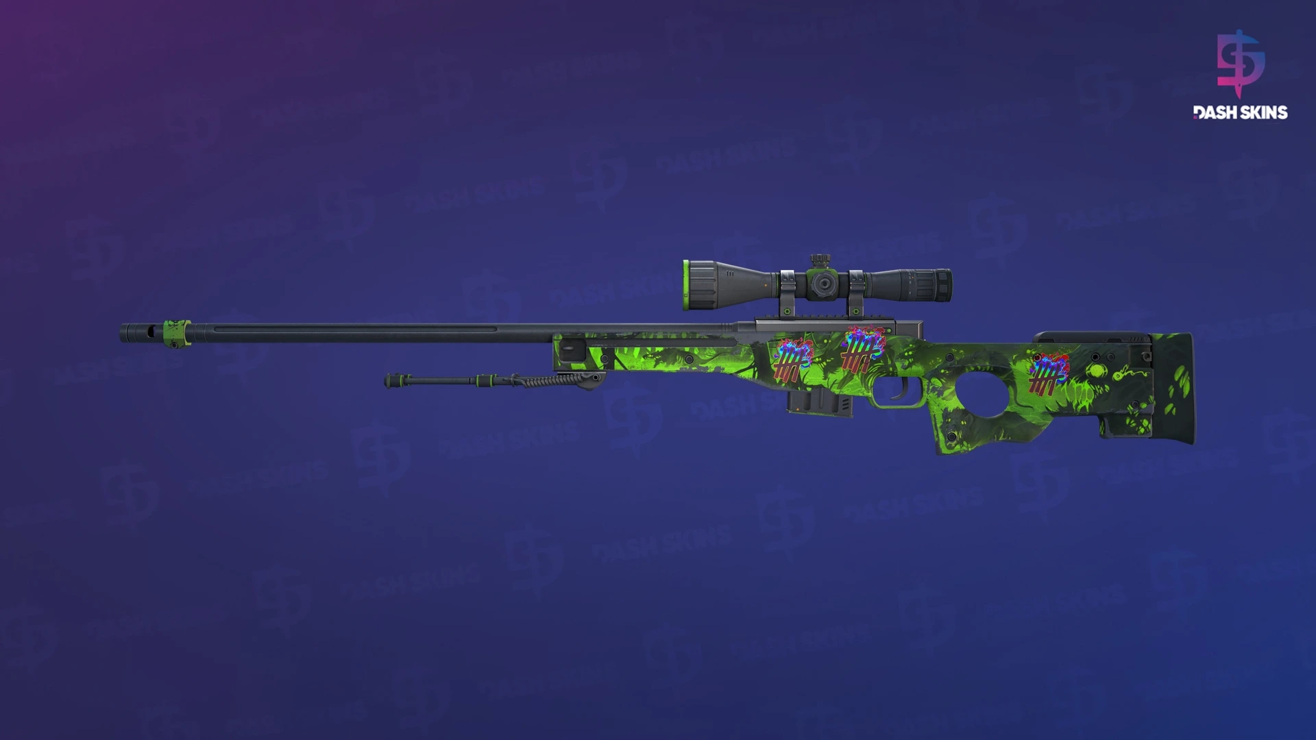 AWP | Containment Breach (Well-Worn) Screenshot Playside