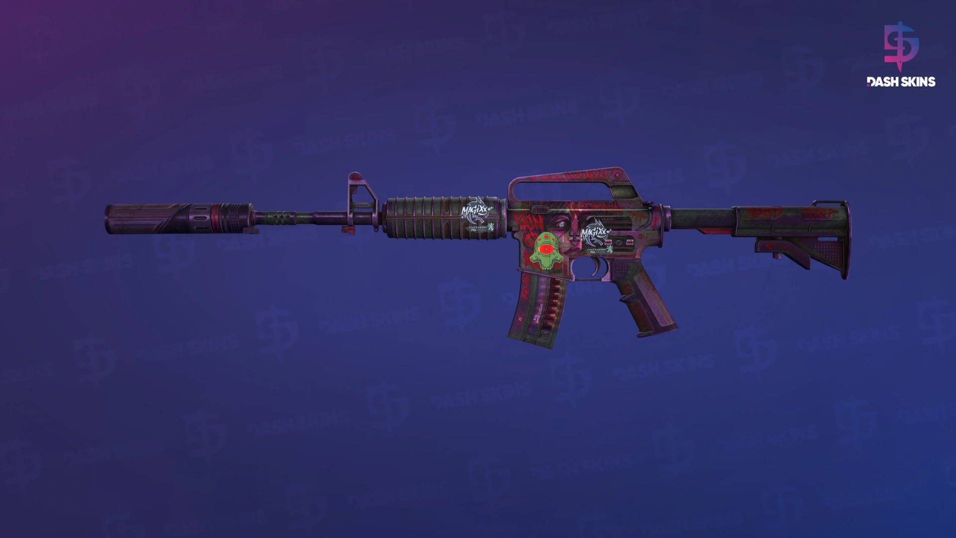 M4A1-S | Night Terror (Battle-Scarred) Screenshot Playside