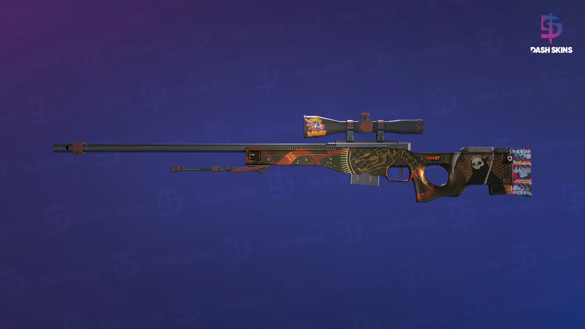 StatTrak™ AWP | Mortis (Field-Tested) Screenshot Playside
