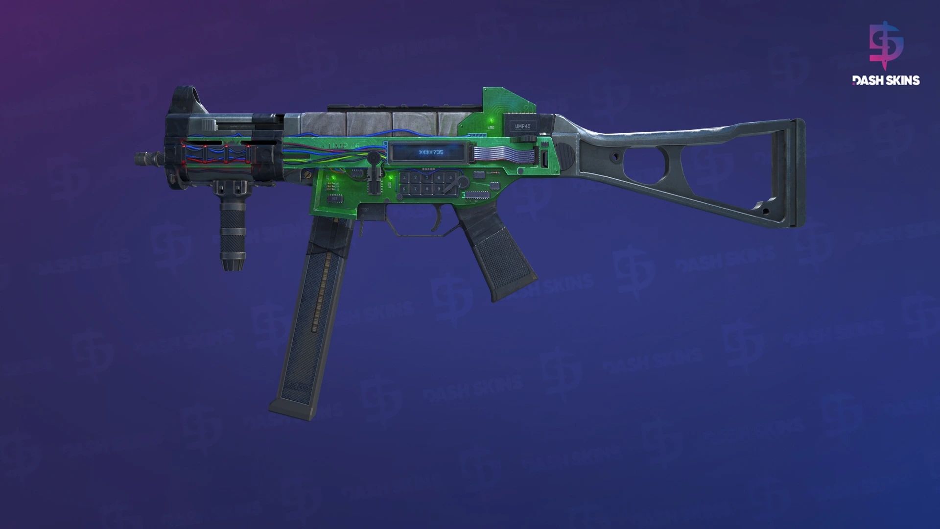 UMP-45 | Plastique (Battle-Scarred) Screenshot Playside