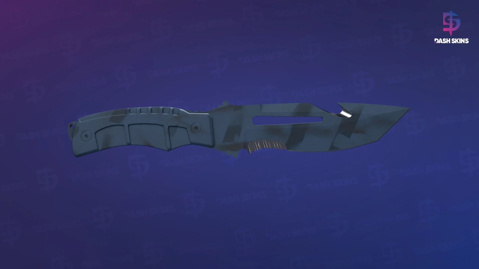 ★ Survival Knife | Night Stripe (Field-Tested) Screenshot Playside