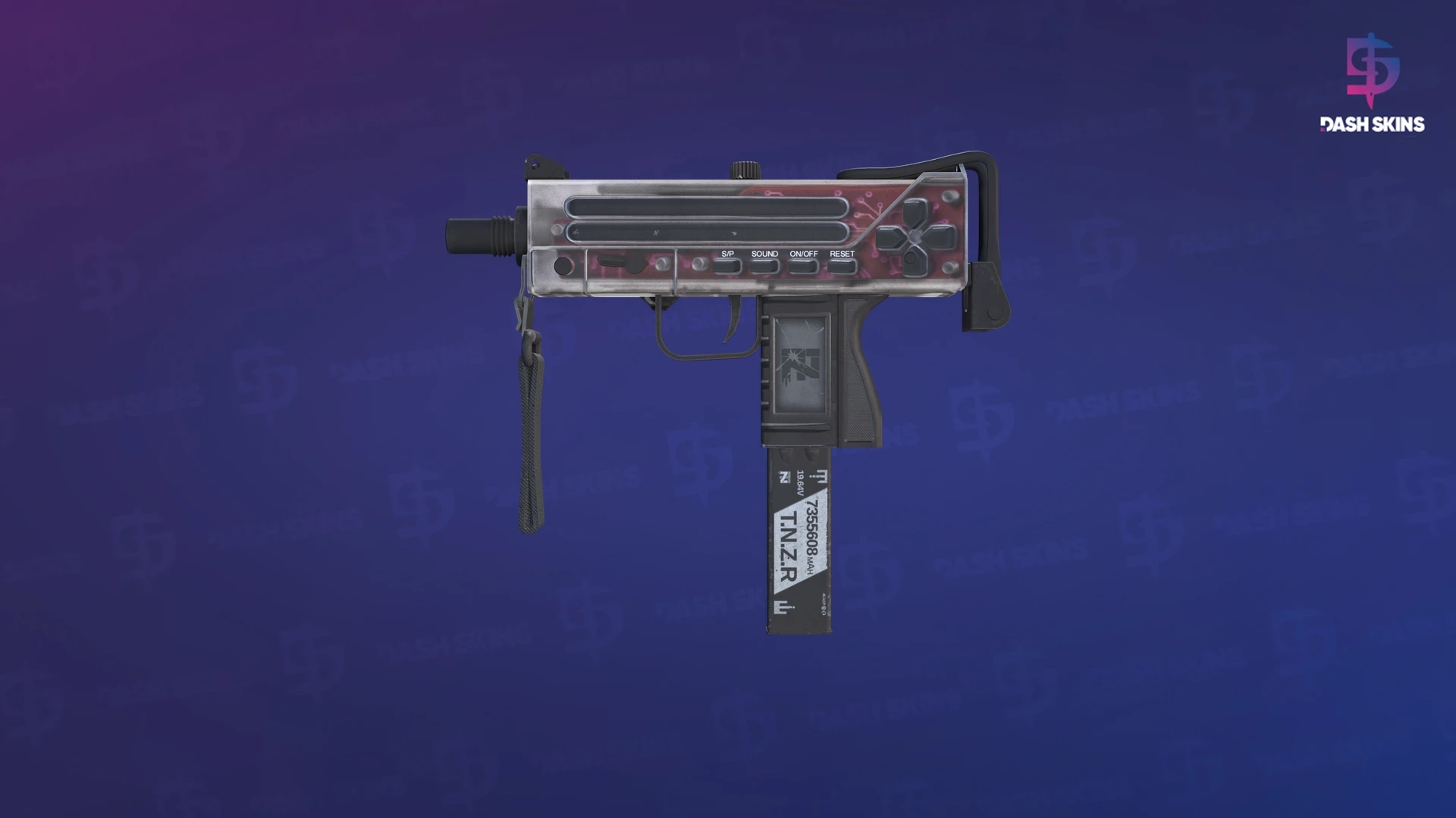 MAC-10 | Button Masher (Well-Worn) Screenshot Playside