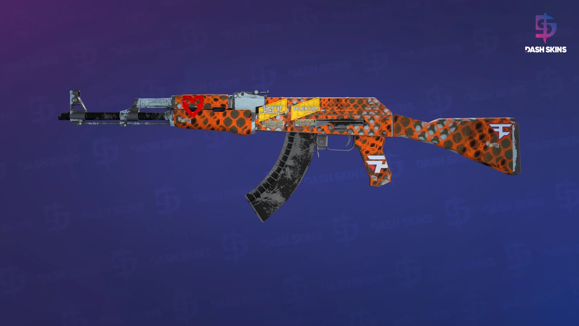 AK-47 | Safety Net (Well-Worn) Screenshot Playside