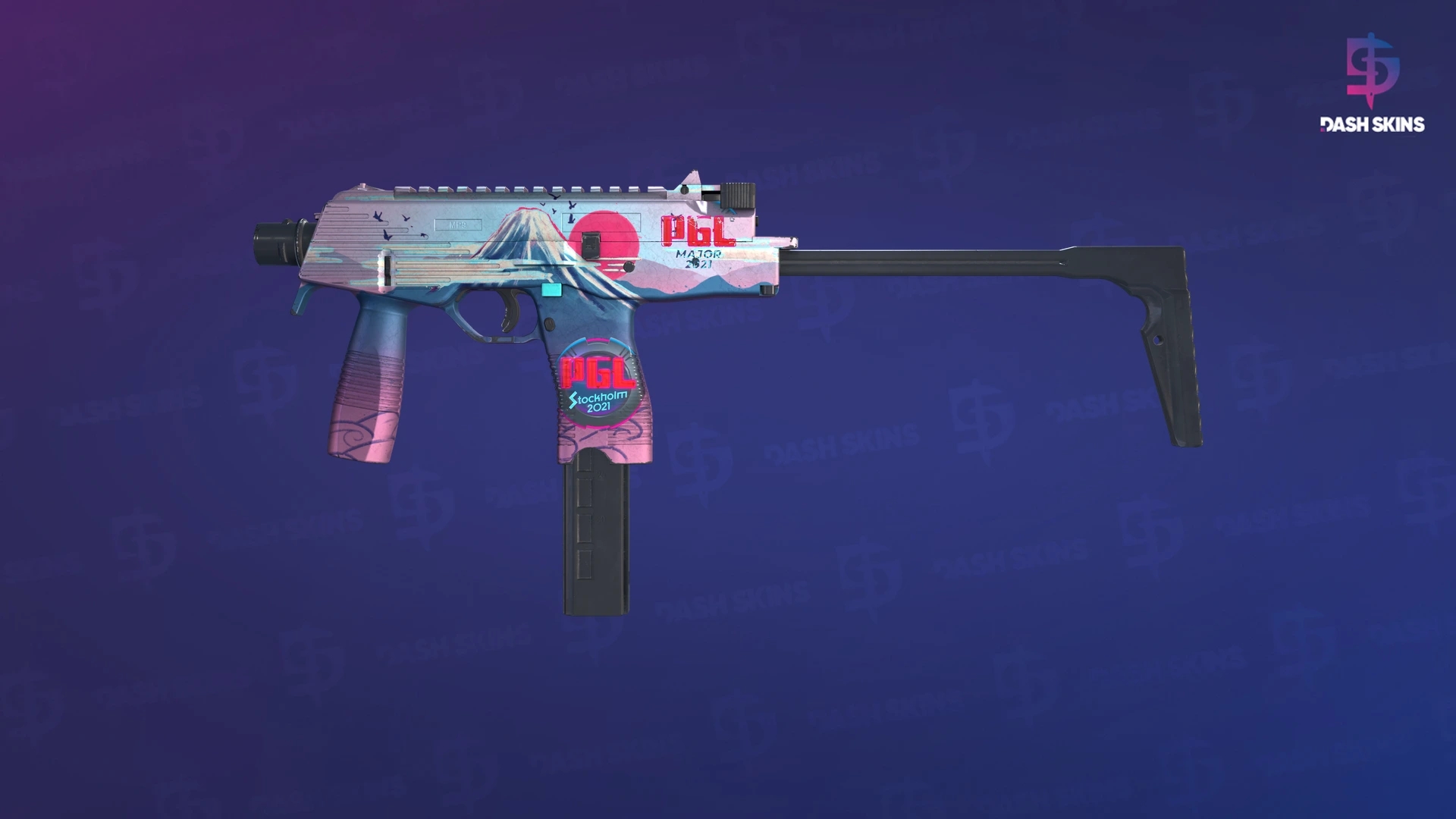 MP9 | Mount Fuji (Minimal Wear) Screenshot Playside