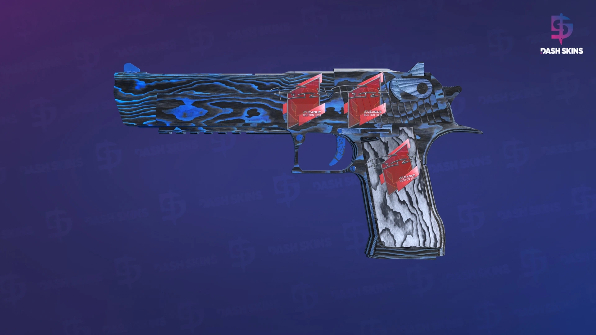 Desert Eagle | Blue Ply (Minimal Wear) Screenshot Playside