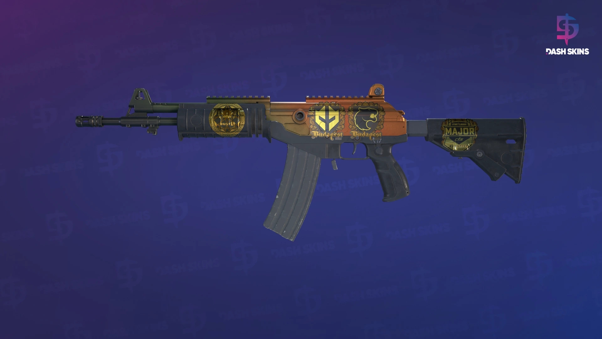 Souvenir Galil AR | Amber Fade (Field-Tested) Screenshot Playside