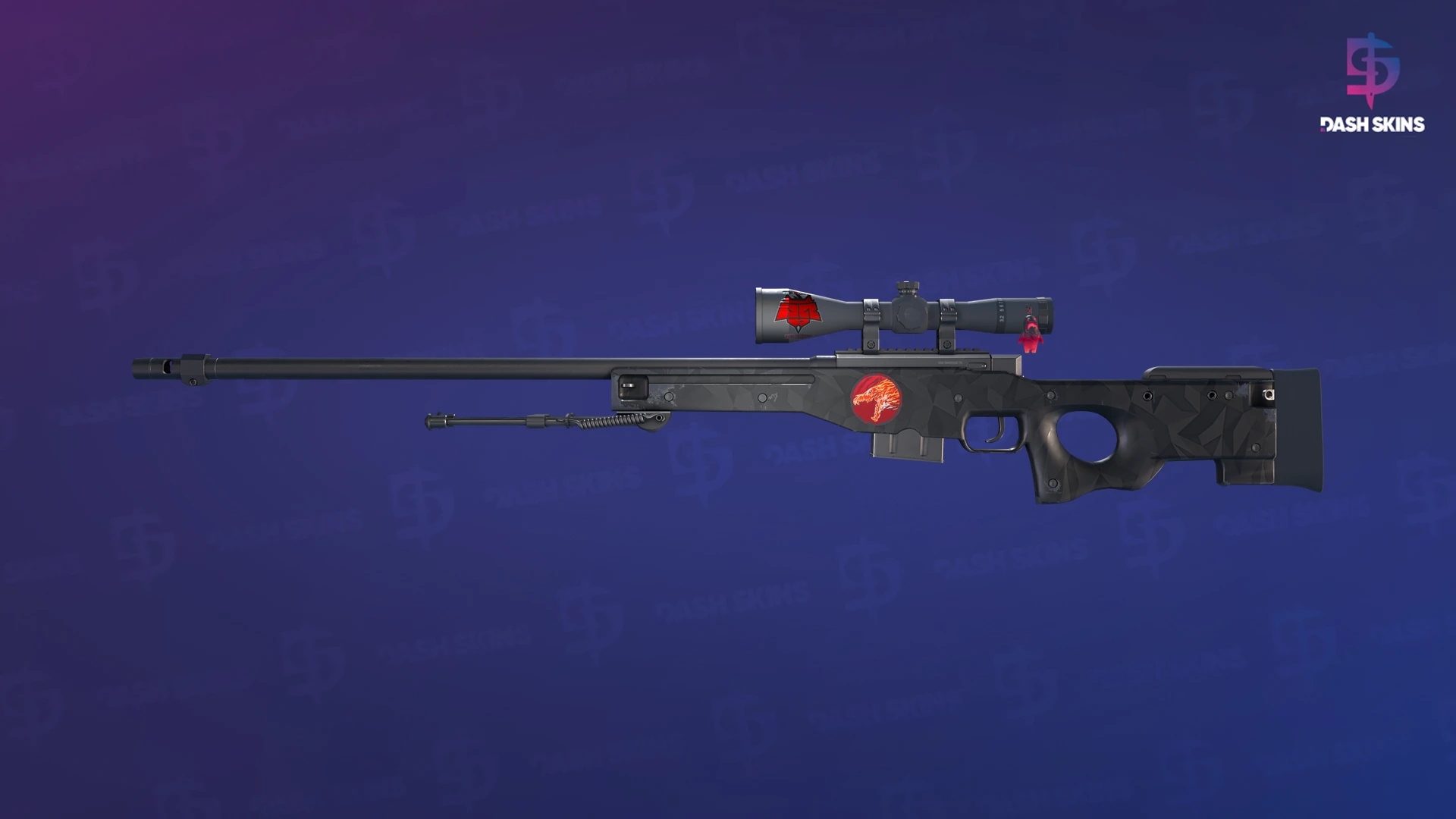 AWP | Graphite (Minimal Wear) Screenshot Playside