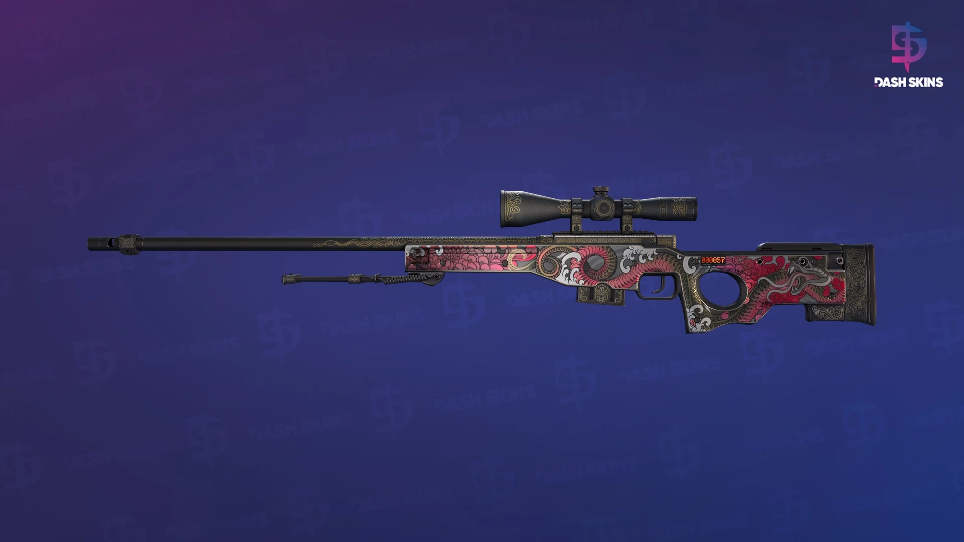 StatTrak™ AWP | Duality (Minimal Wear) Screenshot Playside