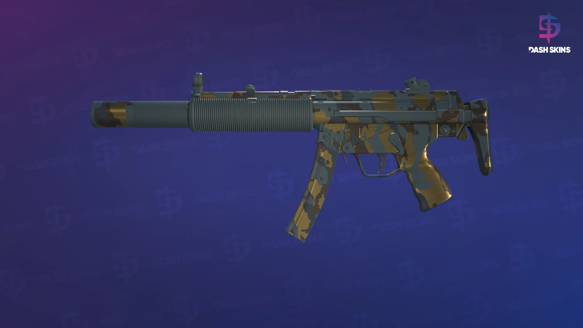 MP5-SD | Gold Leaf (Factory New) Screenshot Playside