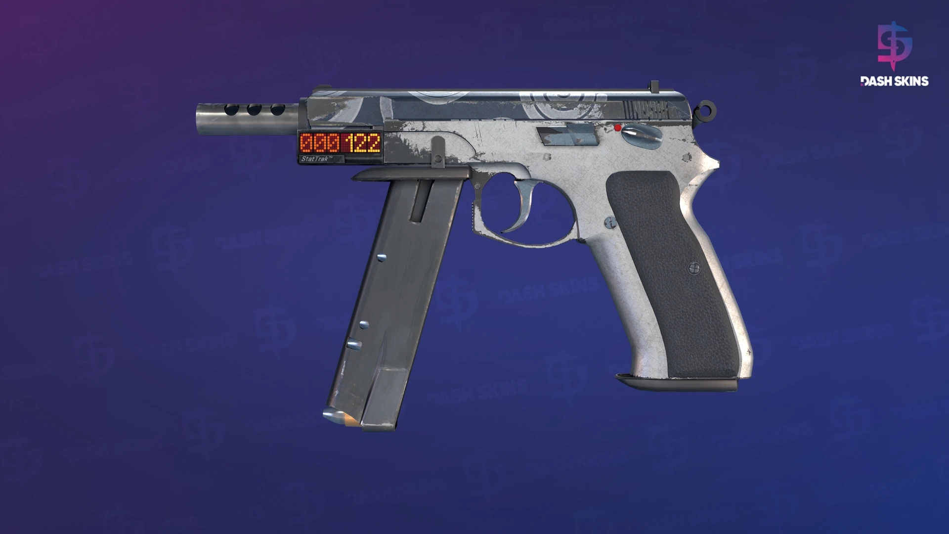 StatTrak™ CZ75-Auto | Twist (Well-Worn) Screenshot Playside
