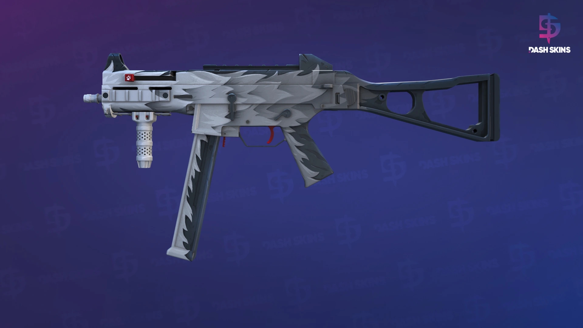 UMP-45 | Arctic Wolf (Minimal Wear) Screenshot Playside