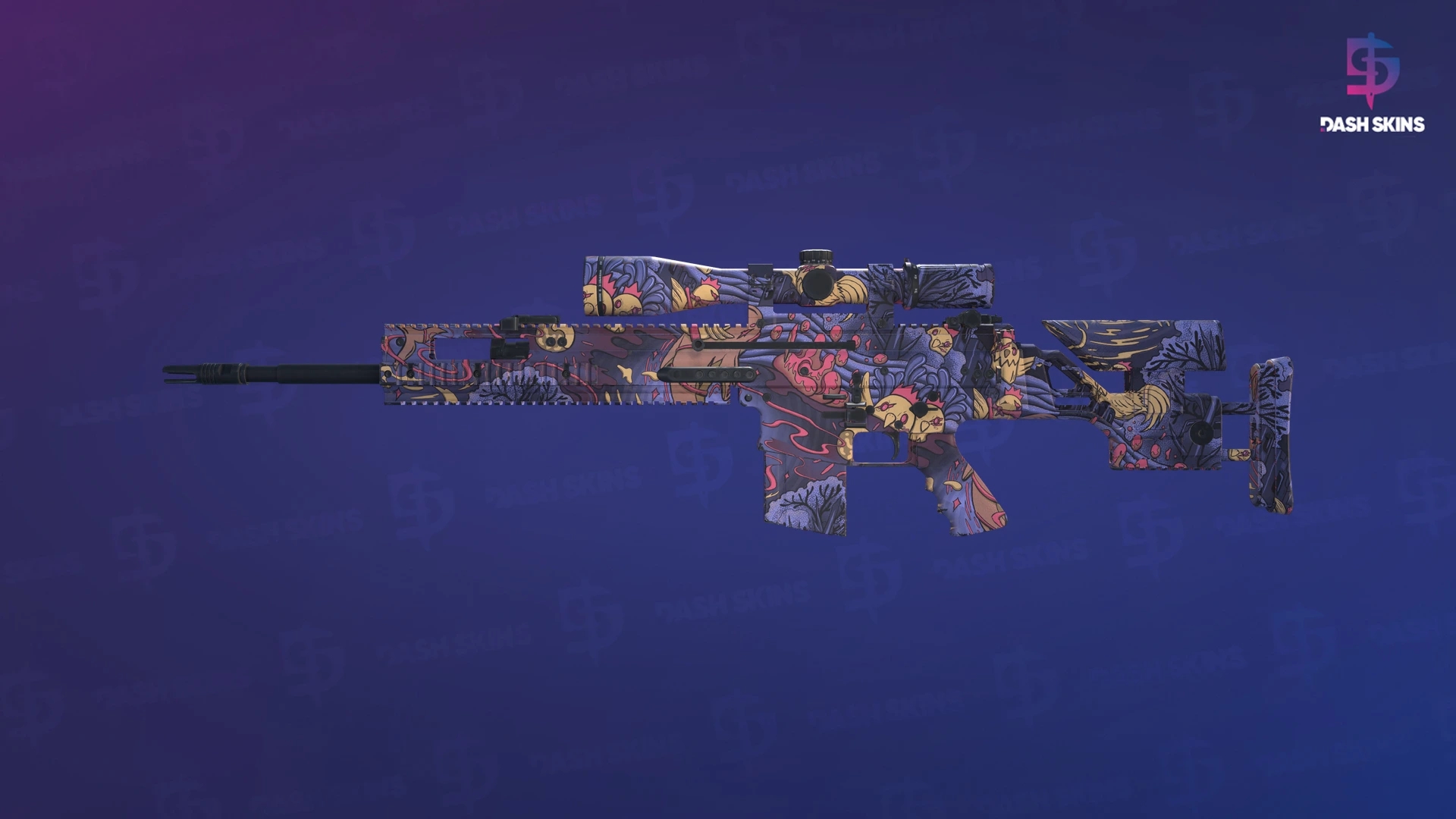 SCAR-20 | Poultrygeist (Factory New) Screenshot Playside