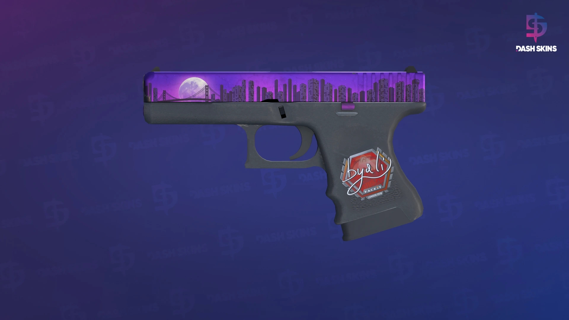 Glock-18 | Moonrise (Minimal Wear) Screenshot Playside