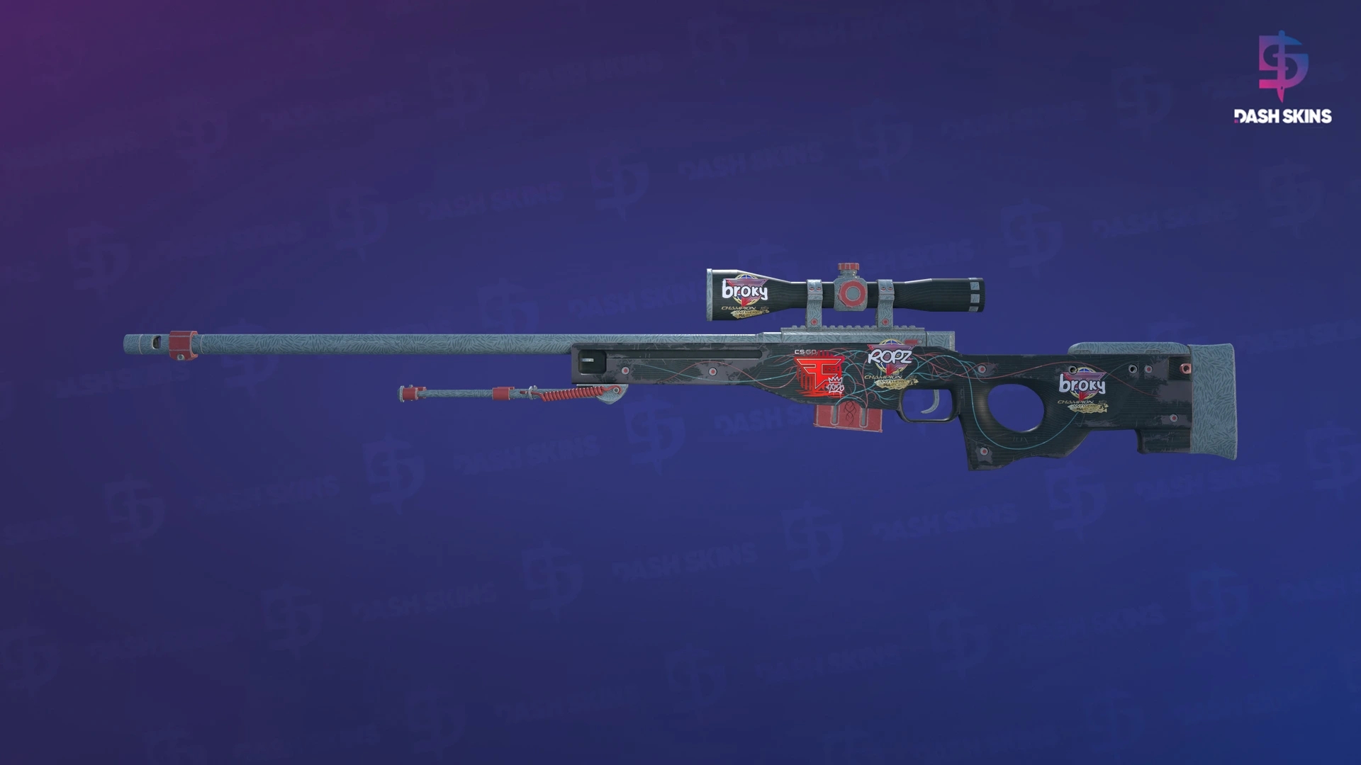 AWP | Capillary (Field-Tested) Screenshot Playside
