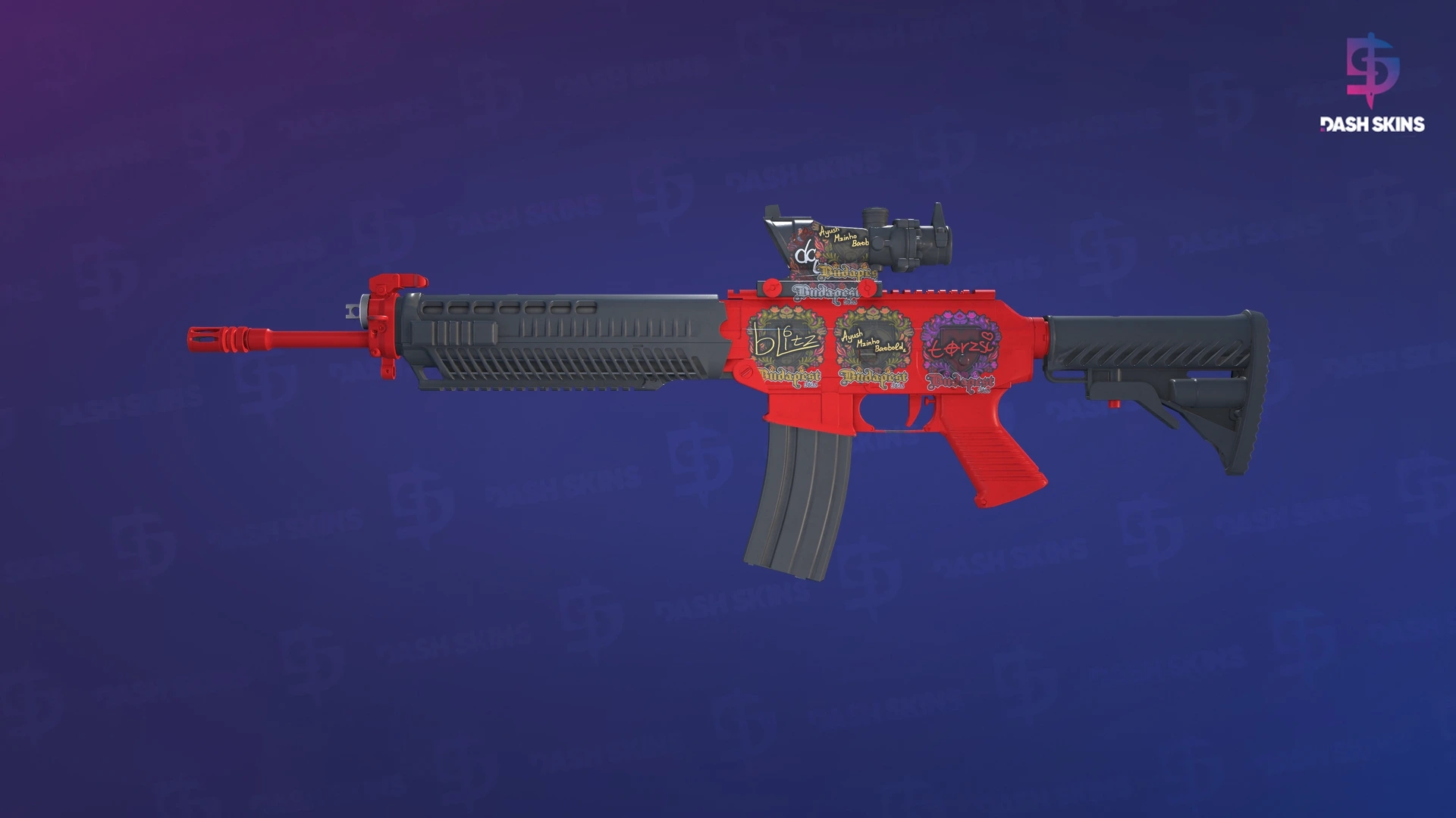 SG 553 | Candy Apple (Factory New) Screenshot Playside