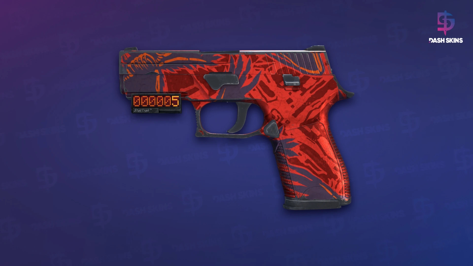 StatTrak™ P250 | Nevermore (Well-Worn) Screenshot Playside