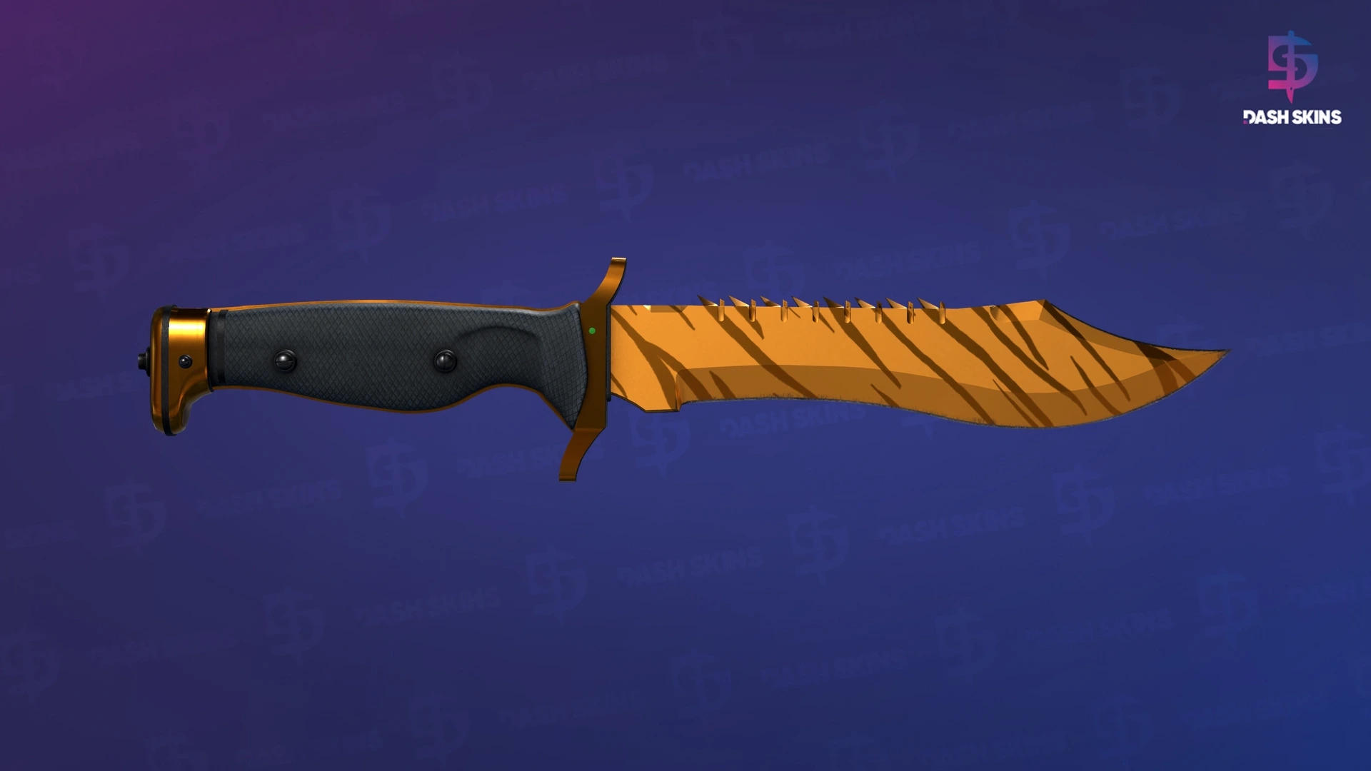★ Bowie Knife | Tiger Tooth (Factory New) Screenshot Playside