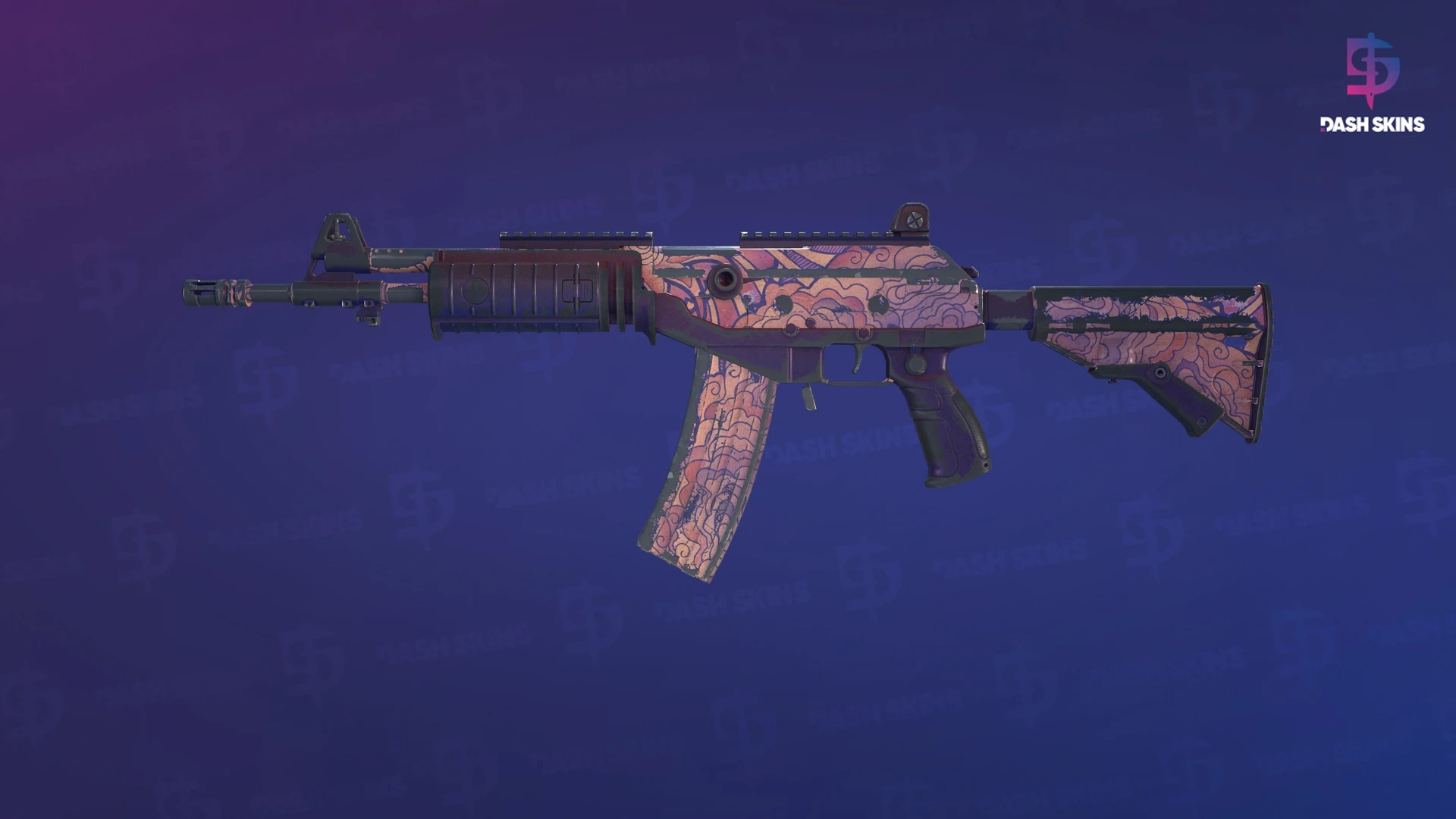 Galil AR | Sky Mandala (Well-Worn) Screenshot Playside