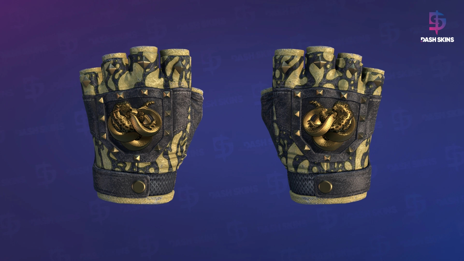 ★ Broken Fang Gloves | Yellow-banded (Well-Worn) Screenshot Playside