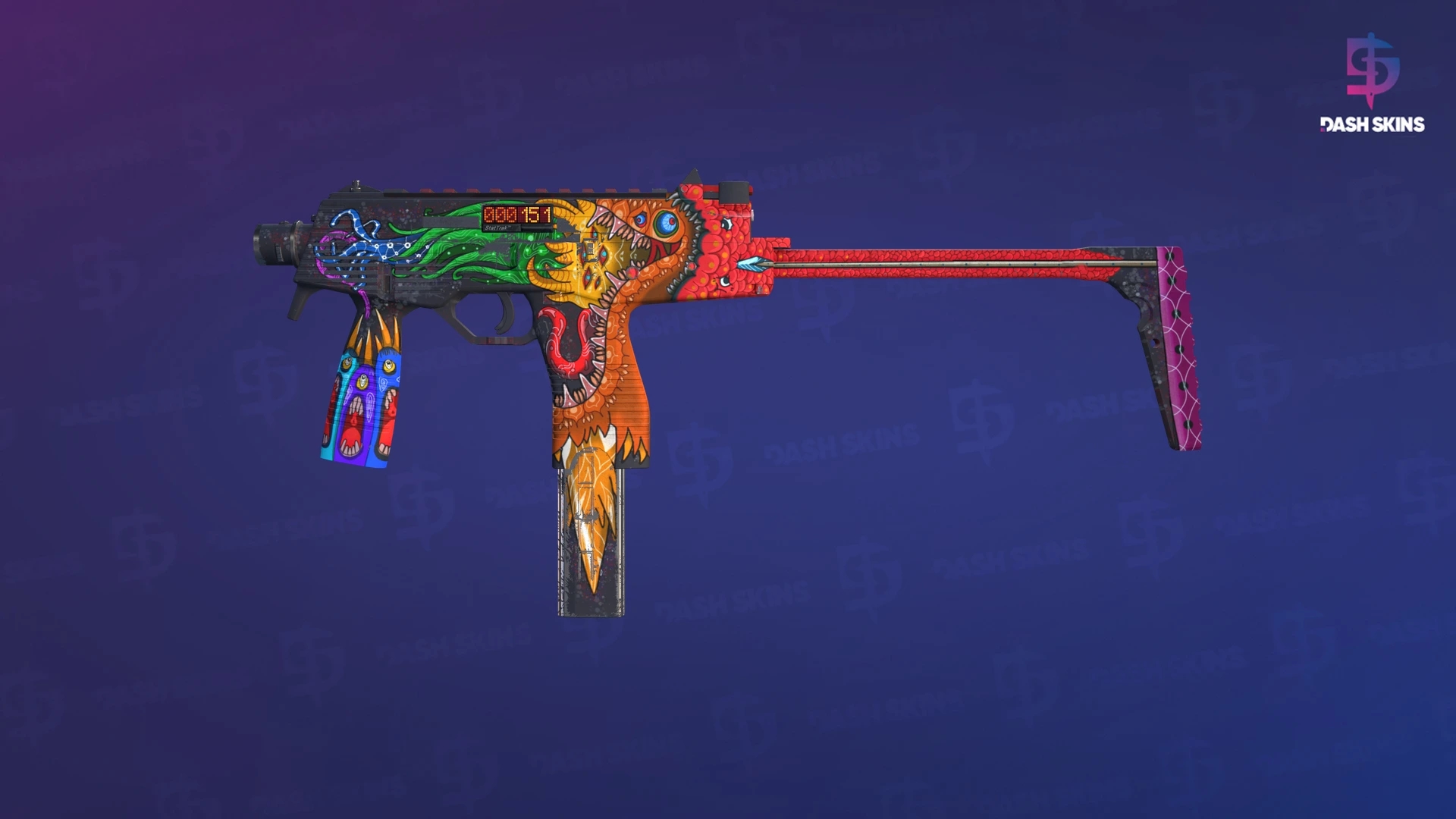 StatTrak™ MP9 | Food Chain (Field-Tested) Screenshot Playside