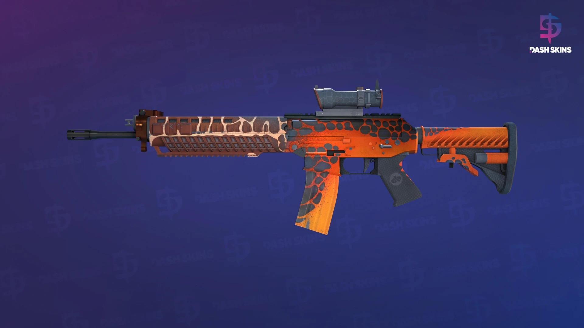 SG 553 | Tiger Moth (Factory New) Screenshot Playside