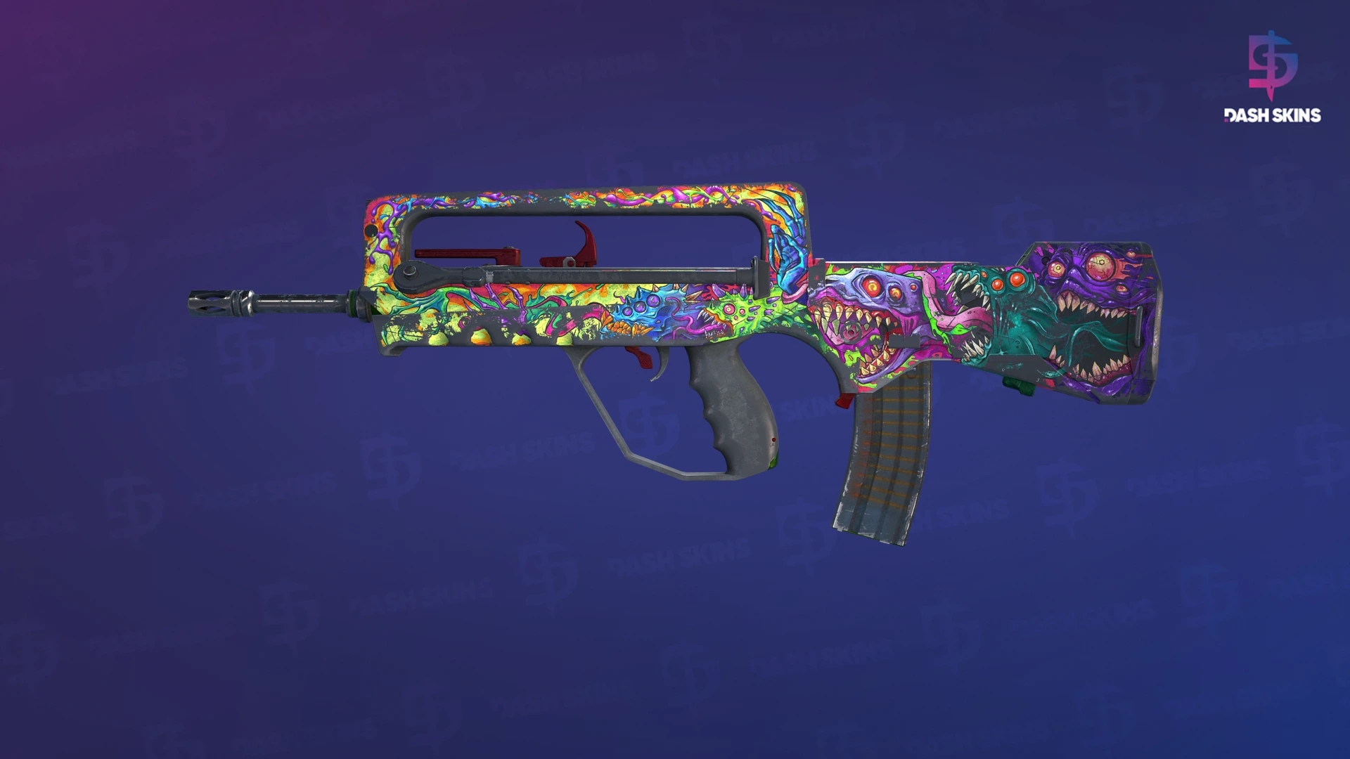 FAMAS | Bad Trip (Battle-Scarred) Screenshot Playside