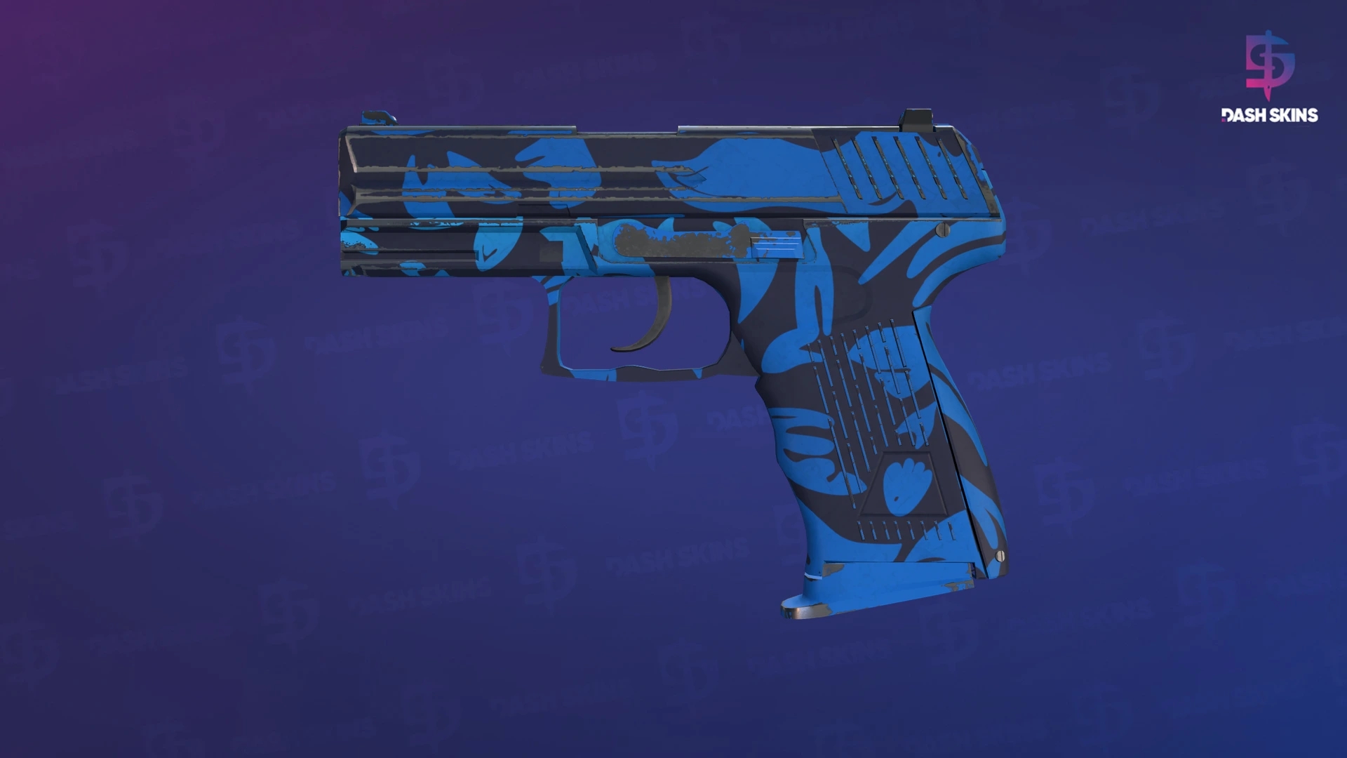 P2000 | Oceanic (Minimal Wear) Screenshot Playside