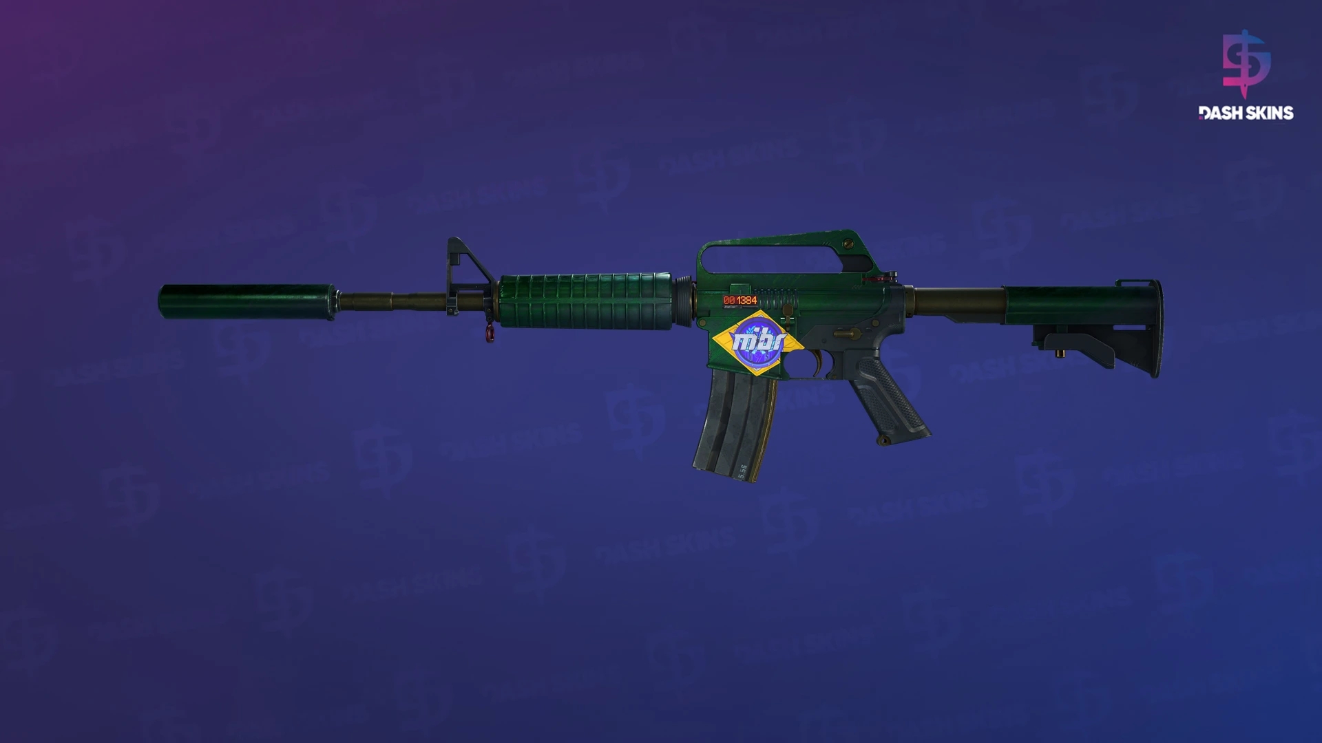 StatTrak™ M4A1-S | Electrum (Battle-Scarred) Screenshot Playside