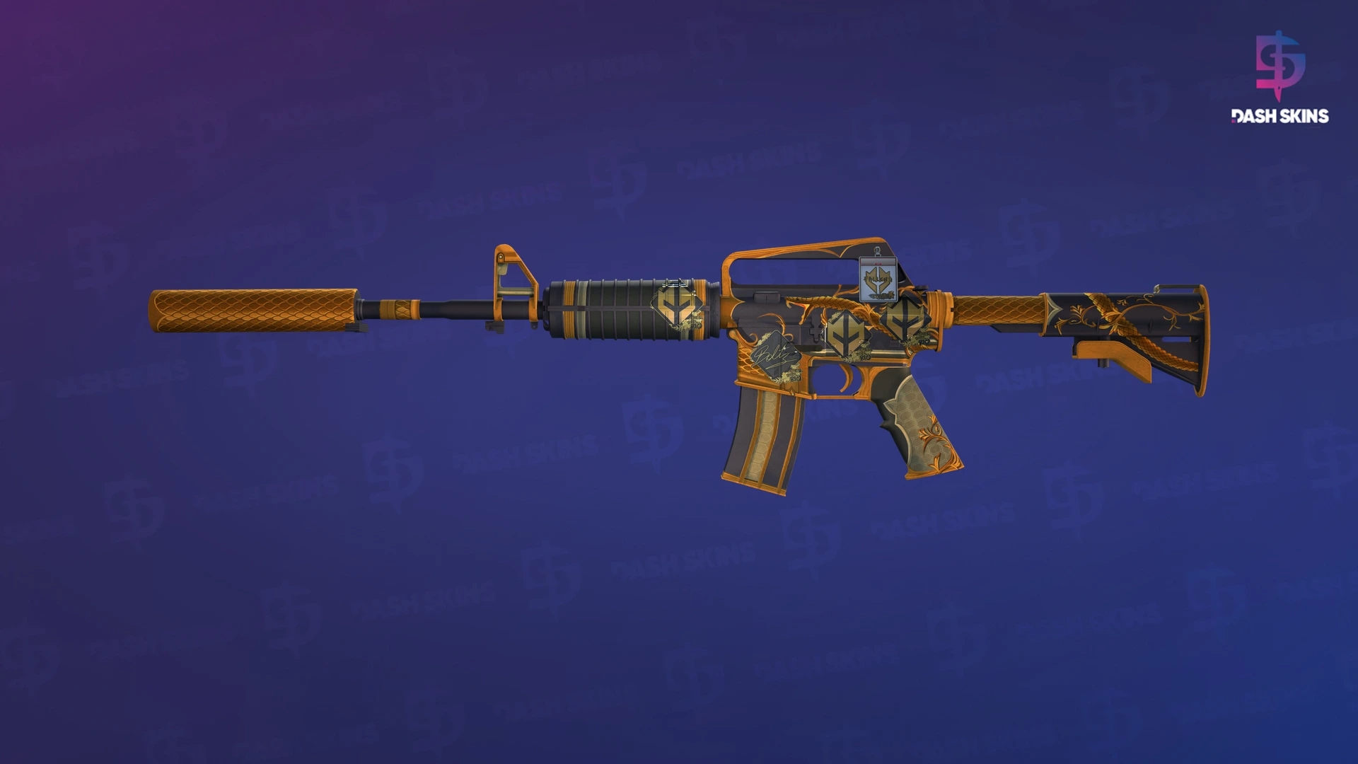 M4A1-S | Golden Coil (Field-Tested) Screenshot Playside