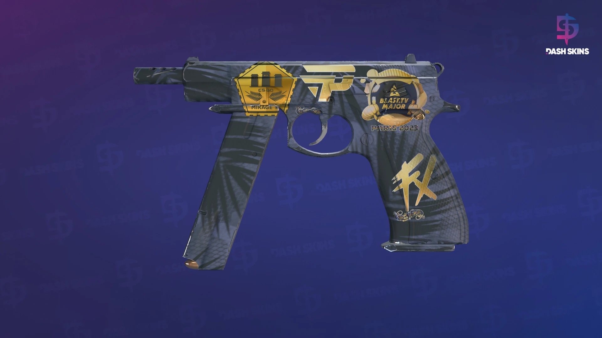 Souvenir CZ75-Auto | Midnight Palm (Minimal Wear) Screenshot Playside