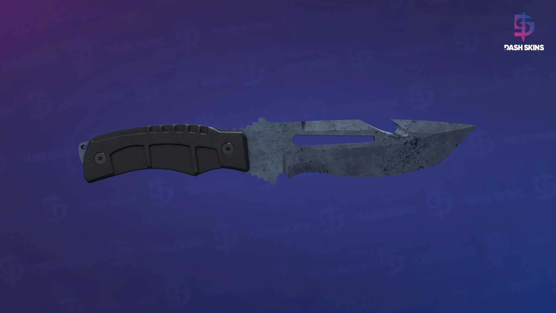 ★ Survival Knife | Blue Steel (Minimal Wear) Screenshot Playside