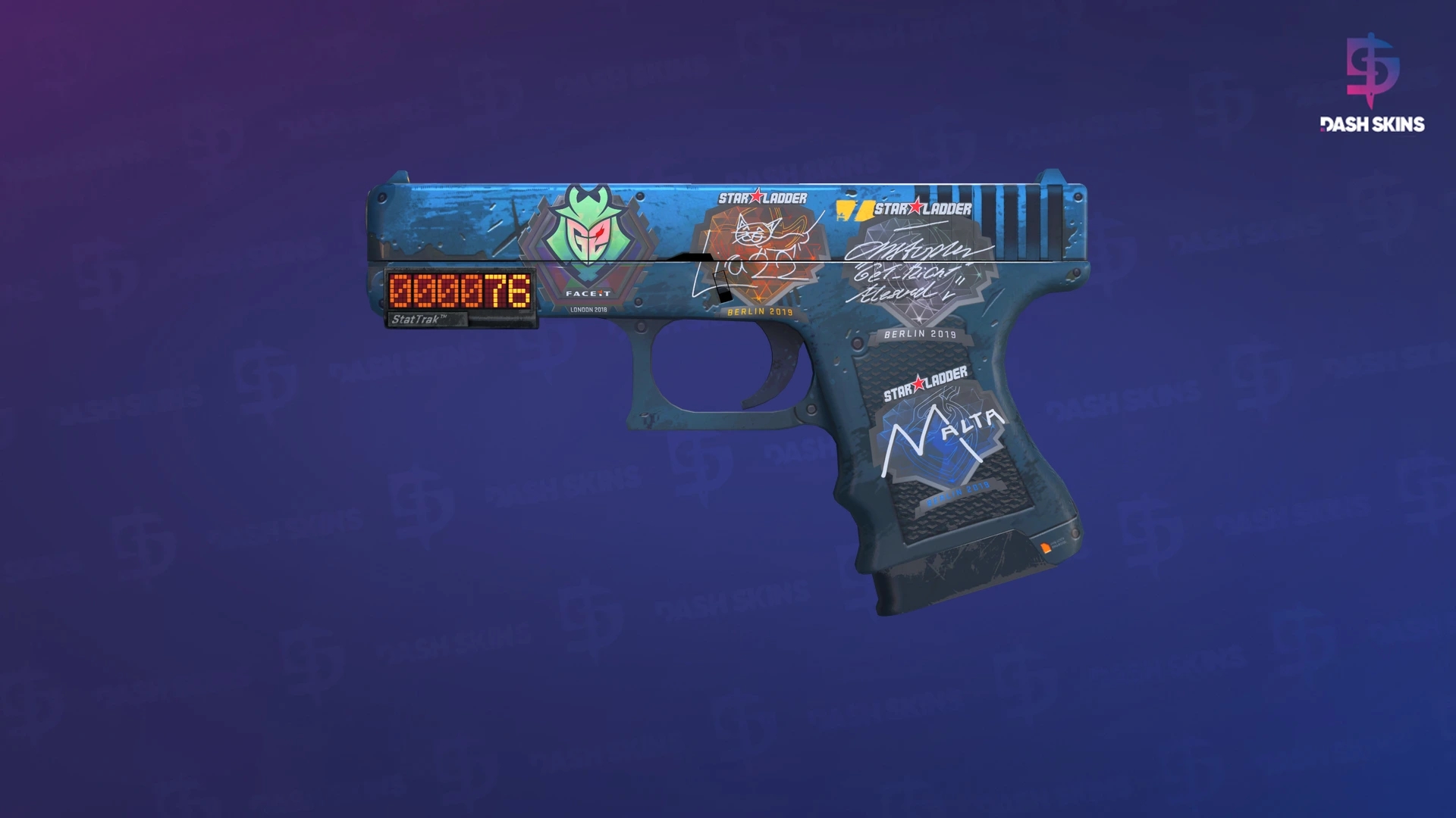 StatTrak™ Glock-18 | Off World (Minimal Wear) Screenshot Playside